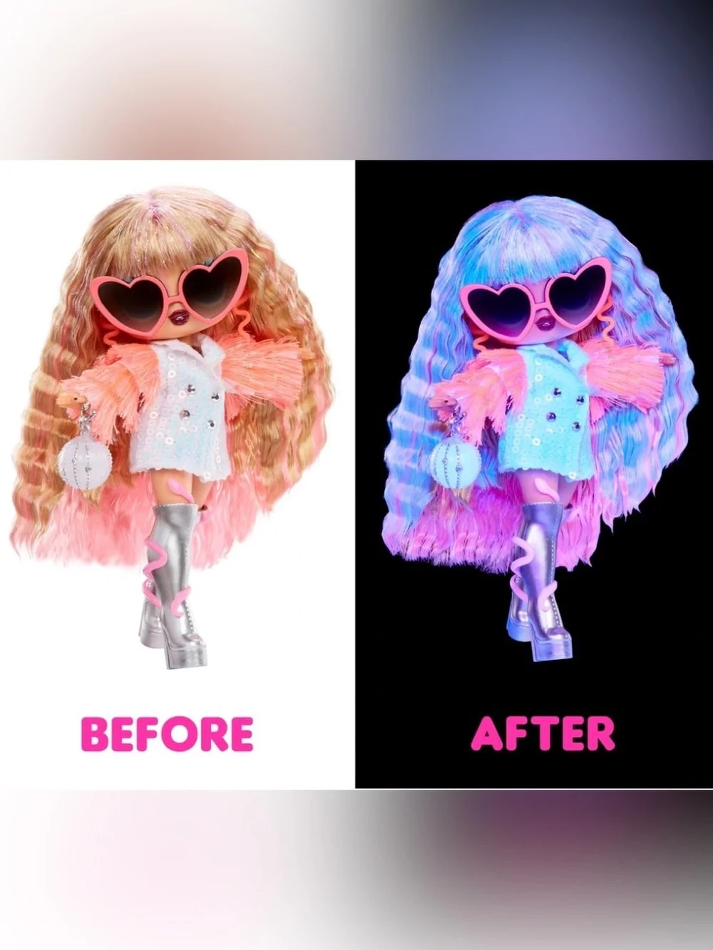 LOL Surprise Tweens Neon Pop Stars Thea Stars Fashion Doll with 10+ Surprises